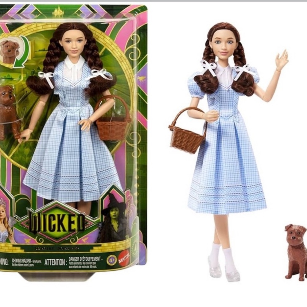 Wicked Dorothy Doll, Wicked For Good Dorothy Doll, Wicked Dorothy Barbie
